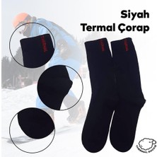 Black Arden Socks Erkek Renkli Termal Kışlık Desensiz Tek Çift 40-44 Numara Uzun Çorap BT-0718