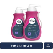 Veet Professional 400ml Tüy Dökücü Krem x2 Adet