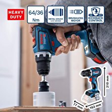 Bosch Gsr 18V-90 C Akülü Vidalama