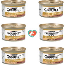 Gourmet Gold Hindi Ördek Çifte Lezzet Kedi Konservesi 6X85 gr