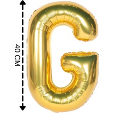 Tinky Winky Folyo Harf G Gold Balon 40CM ( 16 Inç )