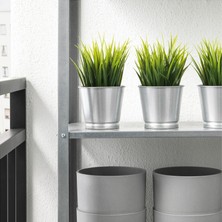 IKEA BINTJE Bitki Çiçek Saksısı 9 cm Çelik