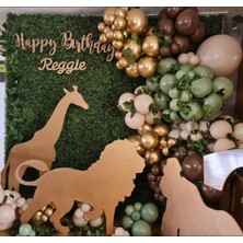 Best Parti Krom Gold Çikolata Kahve Okaliptus ve Sütlü Kahve Balon Seti 50 Adet
