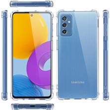 Prolysus Samsung Galaxy M52 Köşe Korumalı Darbe Emici Şeffaf Kılıf