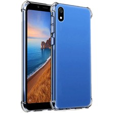 Prolysus Xiaomi Redmi 7A Köşe Korumalı Darbe Emici Şeffaf Kılıf