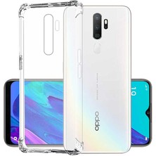 Prolysus Oppo A5 2020 Köşe Korumalı Darbe Emici Şeffaf Kılıf