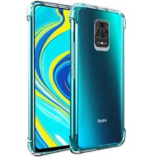 Prolysus Xiaomi Redmi Note 9s Köşe Korumalı Darbe Emici Şeffaf Kılıf