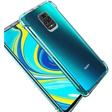 Prolysus Xiaomi Redmi Note 9s Köşe Korumalı Darbe Emici Şeffaf Kılıf