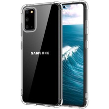 Prolysus Samsung Galaxy A31 Köşe Korumalı Darbe Emici Şeffaf Kılıf