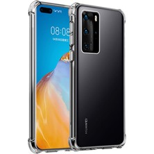 Prolysus Huawei P40 Köşe Korumalı Darbe Emici Şeffaf Kılıf