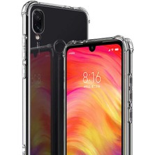 Prolysus Xiaomi Redmi Note 7 Köşe Korumalı Darbe Emici Şeffaf Kılıf