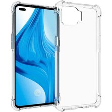 Prolysus Oppo Reno 4 Lite Köşe Korumalı Darbe Emici Şeffaf Kılıf