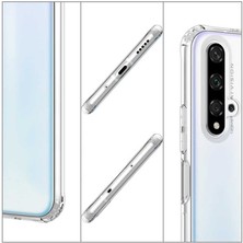 Prolysus Huawei Nova 5t Köşe Korumalı Darbe Emici Şeffaf Kılıf