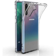 Prolysus Samsung Galaxy Note 10 Köşe Korumalı Darbe Emici Şeffaf Kılıf