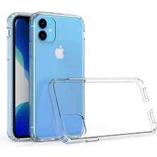 Prolysus Apple iPhone 11 Köşe Korumalı Darbe Emici Şeffaf Kılıf