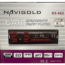 Navıgold Ds 462 USB Bluetooth 4X55 Watt Oto Teyp