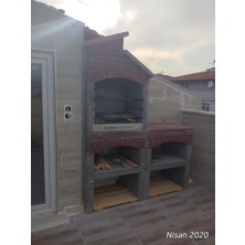 Barbekü Özkoca Bims Beton Barbekü 70 Lik Masalı Model