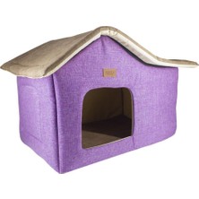 Lepus Cabin Kulübe Yatak Mor  35CM-55CM-40CM