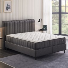 Yataş Ionic Energy Pro Yatak, Lento Baza, Somni Başlık 3'lü Set - Siyah