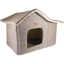 Lepus Cabin Kulübe Yatak Kahve  35CM-55CM-40CM