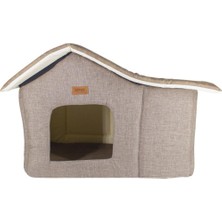 Lepus Cabin Kulübe Yatak Kahve  35CM-55CM-40CM