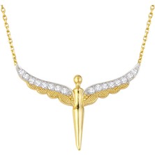 Altın Sepeti Altın Başmelek Kolyesi