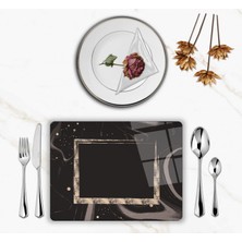 Glassium Home Decoration Gold Desen Supla Takımı