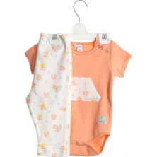 Zehhar Kanguru Cepli Bebek Body Pijama Takımı10