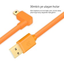 Markofist MF-DK45 Mini-B To Type-A USB Data Bağlantı Kablosu 5m