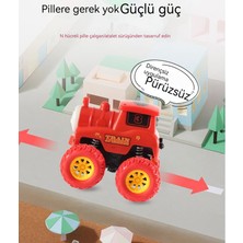 Oloey Atalet Dört Tekerlekten Çekişli Arazi Aracı Çocuk Simülasyon Dublör Model Araba Düşmeye Dayanıklı Araba (Yurt Dışından)