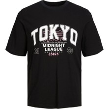 Jack & Jones 12232261  Jorbıg City Tee Ss Crew Neck Tg Erkek T-Shirt White