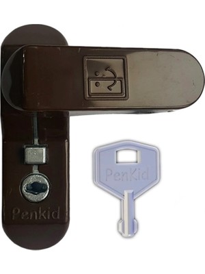 Penkid 5 Adet Penkid Pvc Çocuk Emniyet Hırsız Güvenlik Kilidi Anahtarlı
