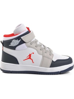 Cool Haykat Boğazlı Çocuk Spor Ayakkabı Beyaz-Buz 27