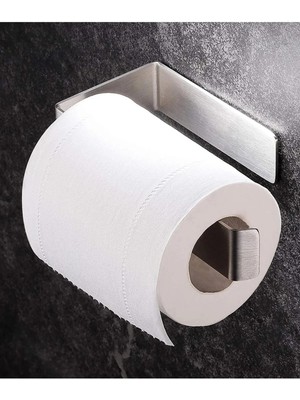 Viyam Paslanmaz Çelik Wc Kağıtlık Tuvalet Kağıtlığı Tuvalet Kağıdı Askısı Yapışkanlı Tasarım