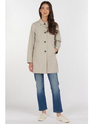 Barbour Babbity Çift Taraflı Waterproof Ceket ST33 Mist/dress