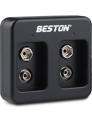 Beston M7005 Siyah 2 x 9 Volt Pil Şarj Cihazı Beston