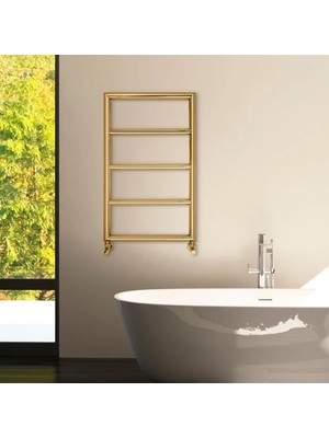 Hammam 800 Mm x 500 Mm Trendy Parlak Brass Altın Gold Havlupan