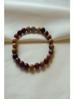 Bade Accessories 8 mm Mokait Jasper Doğaltaş Bileklik