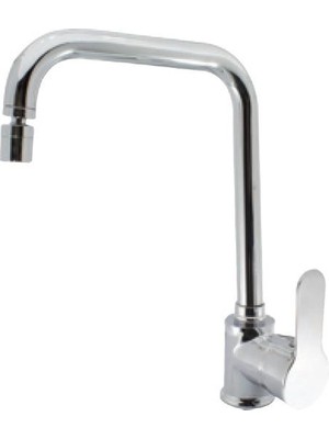 Gms Zümra Mix Perlatörlü Kuğu Eviye Bataryası Krom ZM104