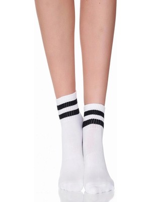 Herosa Tekstil 5 Çift Pamuklu Unisex Tenis Çorap