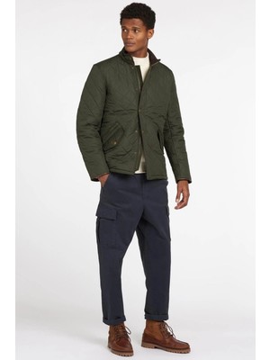 Barbour Powell Polar Kapitone Ceket GN72 Sage