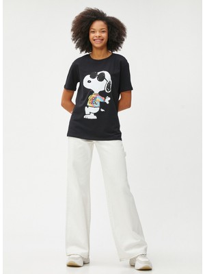 Koton T-Shirt, Xs, Siyah