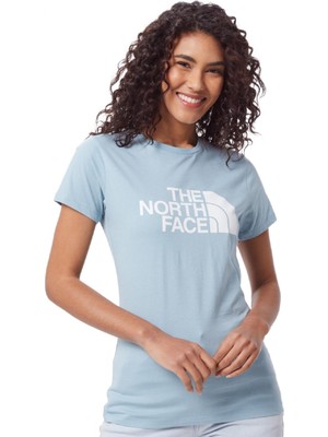The North Face W SS Easy Tee Mavi Kadın T-Shirt NF0A4T1QLV51