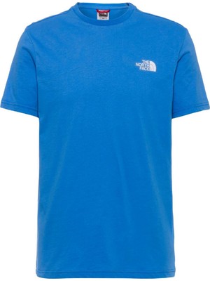The North Face Simple Dome Erkek Mavi Bisiklet Yaka Tişört