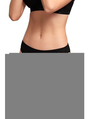 Kom Basic Düz 2'Li Siyah Külot