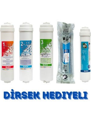 Kapalı Kasa Su Arıtma Cihazı 5 Li Filtre Seti