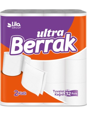 Berrak Tuvalet Kağıdı 2 Katlı 32 lı  x 3 adet