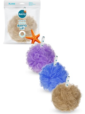 Balmy Naturel 3 lü XLarge Banyo Lifi