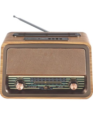 Leader LR-243 Radio,bt,usb,tf Retro Müzik Kutusu