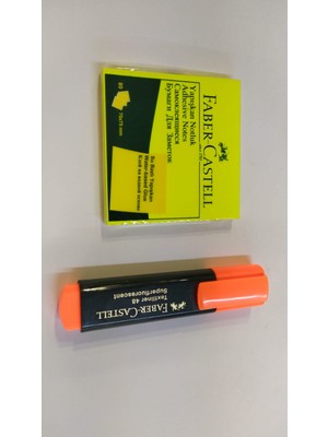 Faber-Castell Yapışkanlı Kağıt Fosforlu Kalem